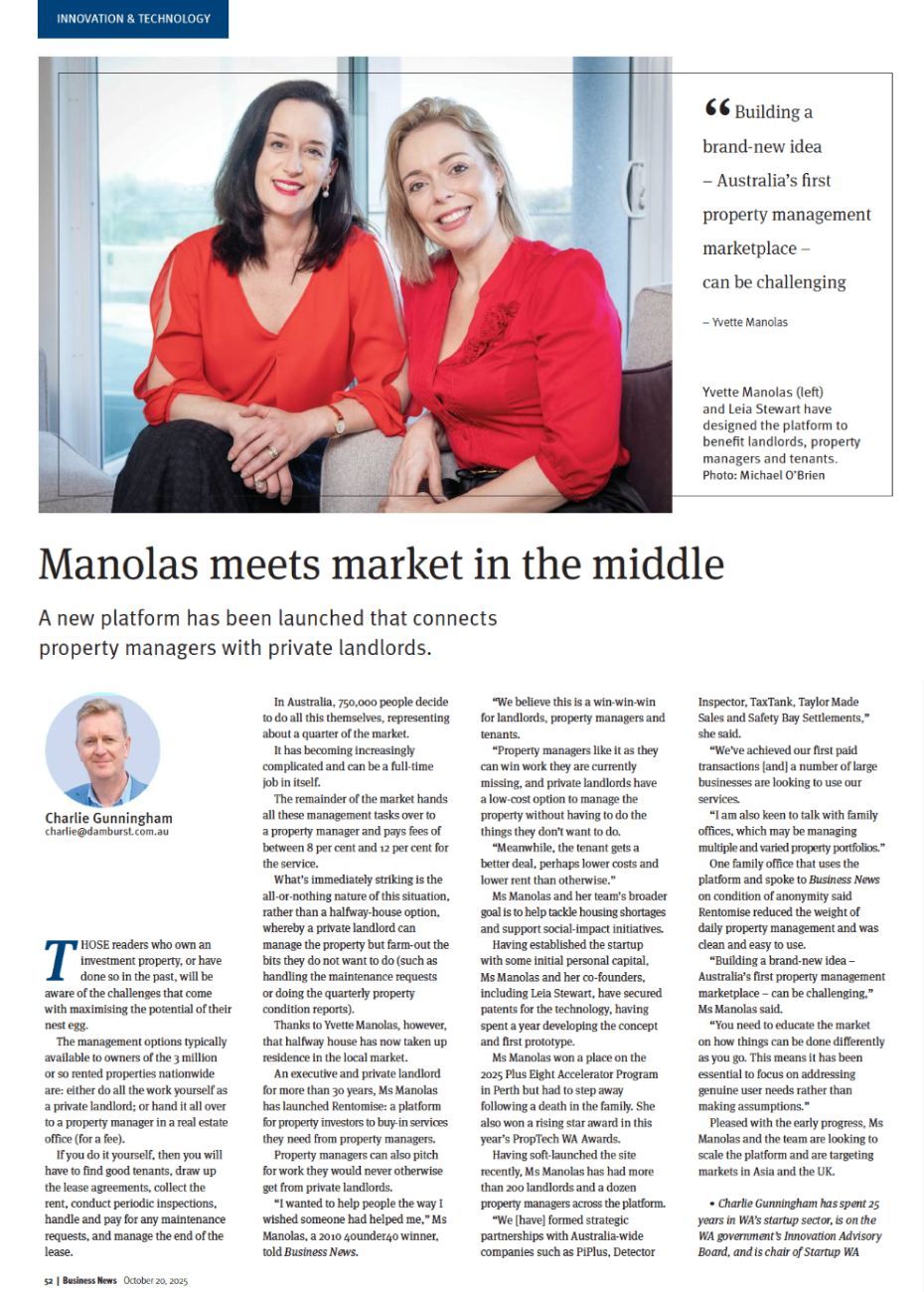 Media Coverage - Business News - Manolas meets market in the Middle