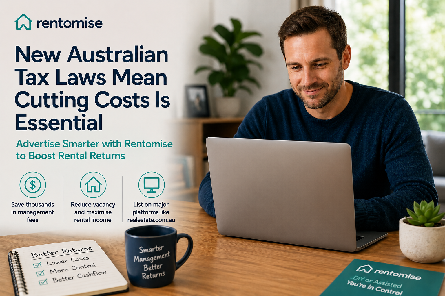 New Australian Tax Laws Mean Cutting Costs Is Essential: Advertise Smarter with Rentomise to Boost Rental Returns